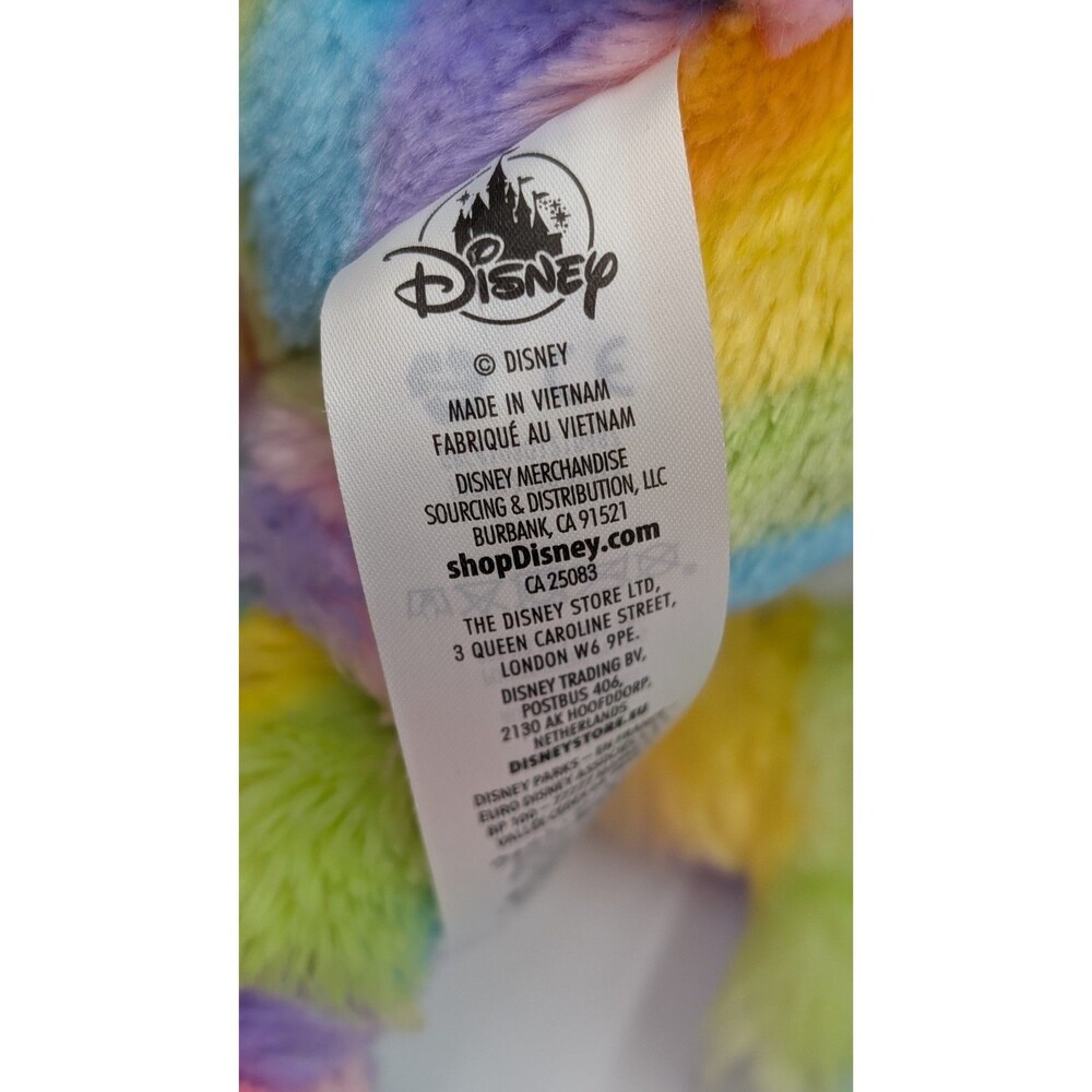 Disney Authentic Mickey Mouse Rainbow Soft Plush Disneyland Exclusive - 16” Tall - Picture 3 of 4